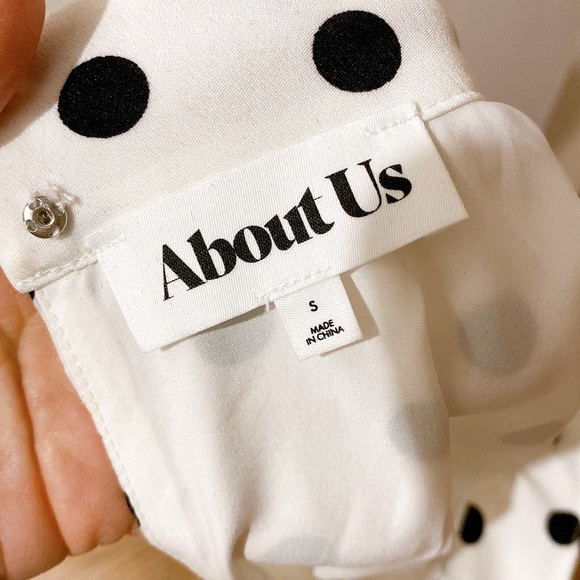 Shopbop polka dot bodysuit blouse - Picture 3 of 4